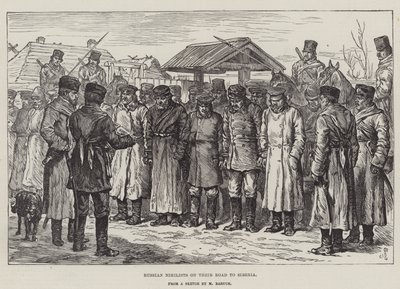 Russian Nihilists on Their Road to Siberia by Johann Nepomuk Schonberg